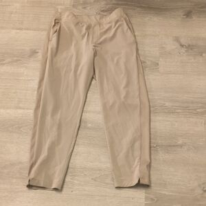 Athleta tan Brooklyn ankle pants size 6